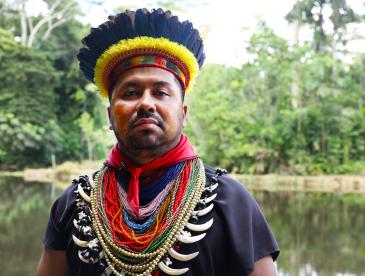 A’i Cofán leader Ramiro Ortiz headshot